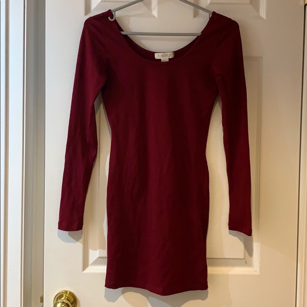 Forever 21 Long sleeve bodycon dress